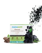 Mamaearth Charcoal Nourishing Bathing Soap, Pack of 5 (75g Each), With Charcoal & Mint, Sulfate Free Soap For Deep Cleansing